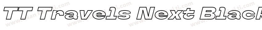 TT Travels Next Black字体转换